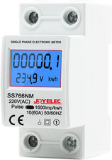 Contatore Di Corrente Energia Elettrica, Misuratore Consumo Elettrico Con Guida 