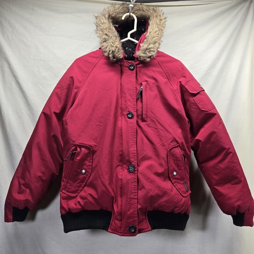 Woolrich rosso rubino puffer