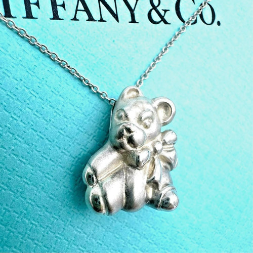 Ciondolo collana orso tiffany - collana,