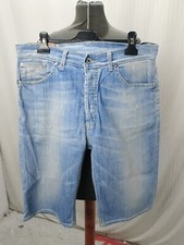 Articolo e3318 short uomo Dondup blu, taglia W34 IT48, vita 48cm, fianchi 47cm,