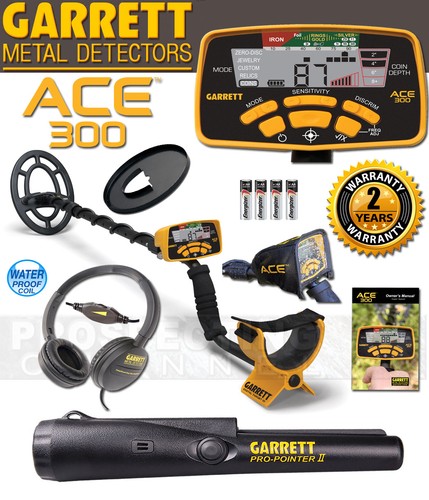 Garrett ace 300 metal - garrett,