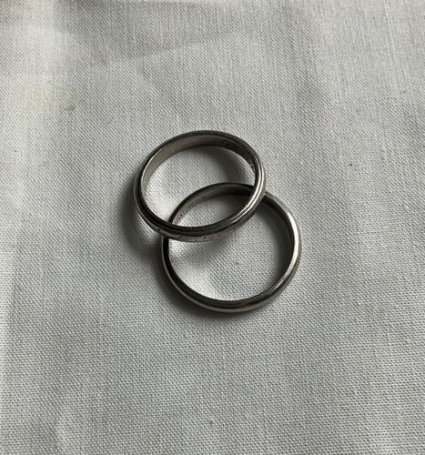 Anelli platino incisi - platino,