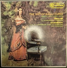 The Art Of Galli Curci Bellini Donizetti - RCA Camden 1960 EX/VG