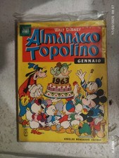 ALMANACCO TOPOLINO 1963 N° 1 MONDADORI DISNEY ORIGINALE Gennaio Senza Punti Né F