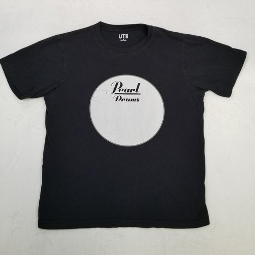 Shirt uniqlo pearl drums - t-shirt,