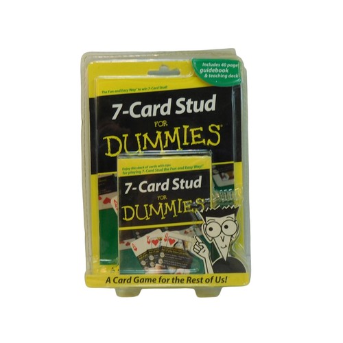 Card stud for dummies poker - for,