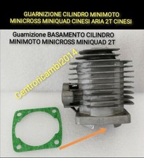 Guarnizione Cilindro Basamento Per Minimoto Mini Cross Mini Quad Cinesi 2T Aria 