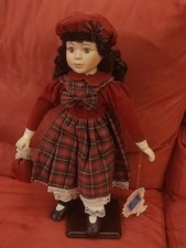 Bambola ceramica Promenade anni 90 Charlotte