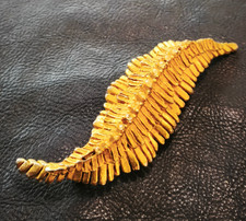 RARA spilla vintage americana anni 60 dorata firmata De Nicola - vtg  brooch