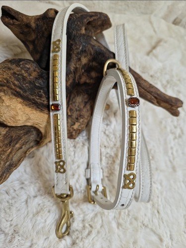 Staffy show collare set piombo - set,