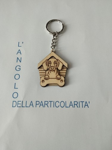 Portachiavi legno sagomato - portachiavi,
