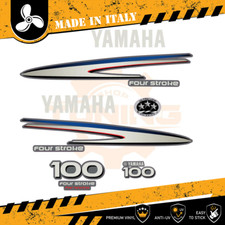 Decalcomania Adesivi Motore Fuoribordo Yamaha 100 cv - Four Stroke F100 SILVER