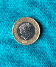 One pound 2016 Errori Di Conio sterlina mint error Queen Elizabeth II