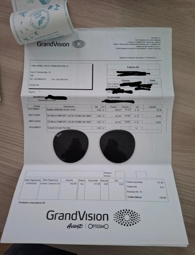 Cristalli lenti rayban - lenti,