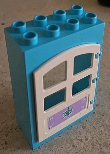 Lego duplo muro celeste porta - muro,