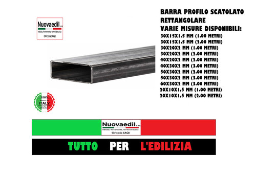 Tubolare profilo scatolato - tubolare,