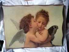 Quadro AMORE E PSICHE su legno stampato