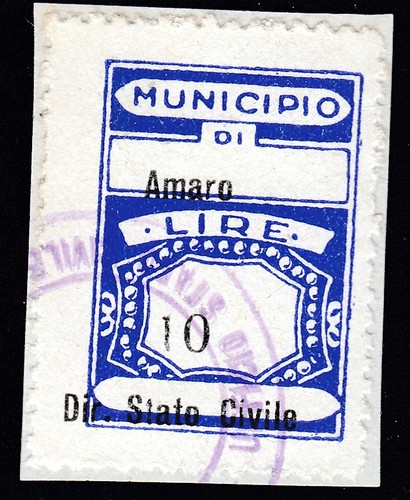 Italy municipal stamps - stamps,