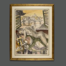 Ugo Attardi Litografia a