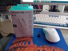 Mouse wireless Logitech Signature M650 L Bianco