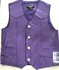 GILET MC BIKER MOTO PELLE