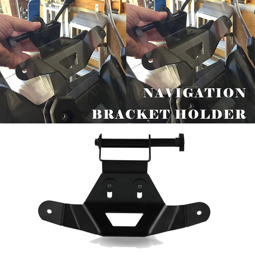 Supporto navigazione moto nero - navigazione,