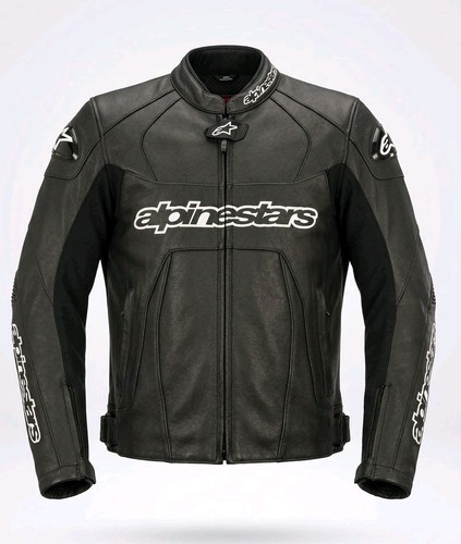 Giacca pelle moto alpinestars - giacca,