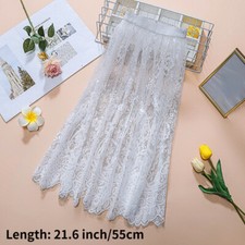 Floral Lace Long Midi Skirt