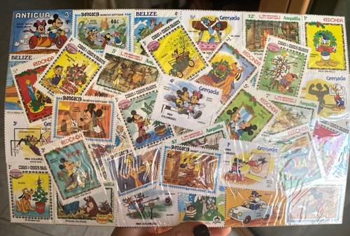 Walt disney stamps - walt,