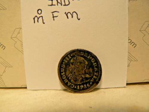1785 spanish reale obv - 1785, reale,