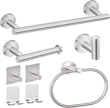 8 Pezzi Set Accessori Bagno