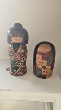 Lotto 2 Bambole KOKESHI - di