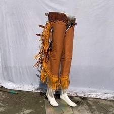 "Premium Western Leather Chaps
