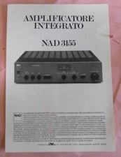 NAD 3155 AMPLIFICATORE INTEGRATO - BROCHURE ANNI '80