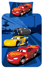 Set lenzuola singolo Disney Cars copripiumino reversibile