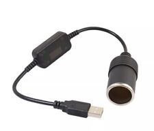 Adattatore Da USB a 12 V , Da USB a 5 V Ad Accendisigari Dell’Auto a 12V