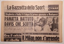 la gazzetta dello sport del 15 luglio 1978 Panatta una sconfitta che scotta