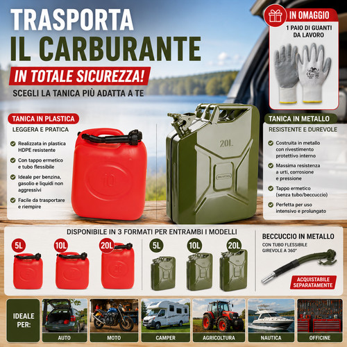 Tanica benzina carburante - tanica,