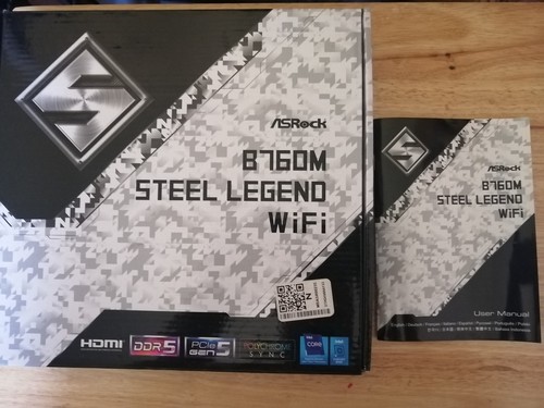 Asrock b760m steel - asrock, legend
