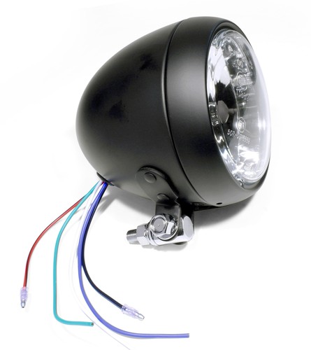Faro nero vetro - 41/2",