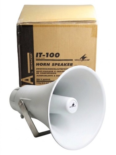 Monacor 100 100v horn - monacor,