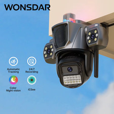 Telecamera PTZ WiFi Tripla