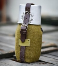 BORRACCIA MILITARE VINTAGE IN ALLUMINIO BORRACCIA SURPLUS MILITARE 