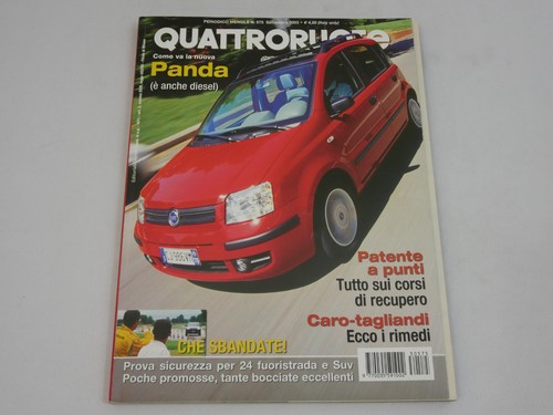 Quattroruote rivista settembre - quattroruote,