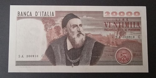 Ventimila 20000 lire tiziano - 20000,