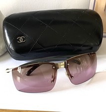 Lunettes de soleil Chanel 4008  Italie vintage sunglass Années 90 Women Masque