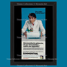 Anni '60  * Pubblicità Originale "STUDIO TESTA - Simmenthal, Che Caldo! e Chi Ha