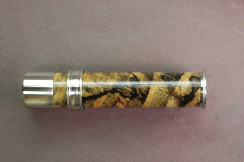 Fly rod reel seat spalted - rod,