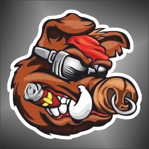 Adesivo sticker cinghiale - ,