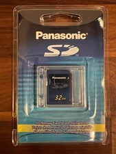 Nuovissima scheda di memoria digitale sicura SD 32 MB Panasonic RP- SD032B RP-SD032BPPA